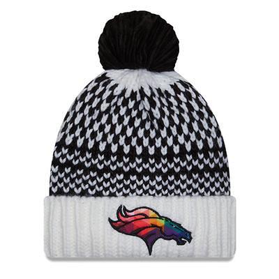 Women's New Era Black/White Denver Broncos 2023 NFL Crucial Catch Cuffed  Pom Knit Hat - Yahoo Shopping