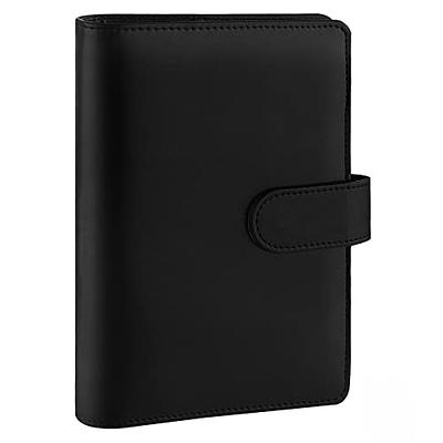New Hot A7 PU Leather Planner Notebook Agenda Budget Workbook Envelope  Binder Pockets for Money Saving Bill Organizer - AliExpress