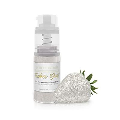 SE Si&Moos Edible White Pearl Sprinkles for Cake Decorating White Sprinkles  White Cake Pearls White Edible Pearls for Cakes,Cupcakes 3.5 OZ with