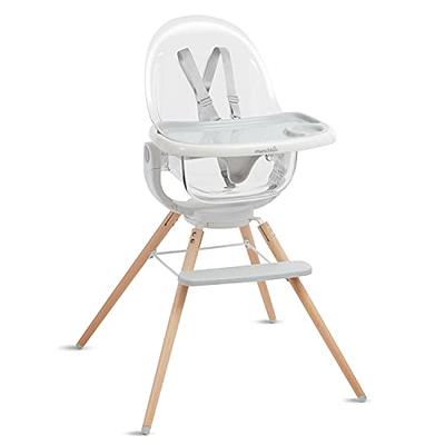 Hauck High Chair Tray Table with Cushion Pad, White
