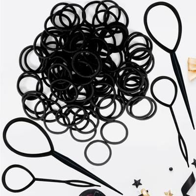 4pcs Hair Styling Tool Hair Loop Tool Set Plastic Loop Styling