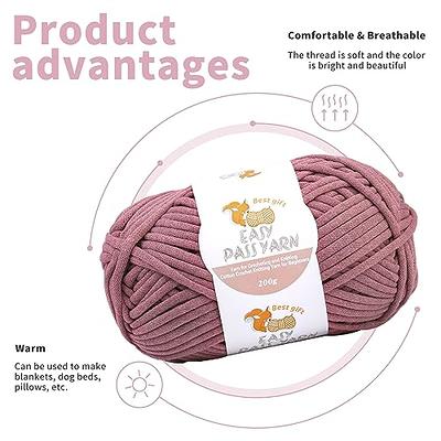  200g Beginners Easy Yarn for Crocheting, 273 Yards