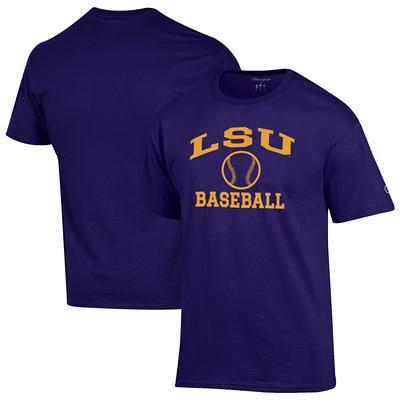 Men's Nike White/Purple LSU Tigers Pinstripe Replica Full-Button Baseball  Jersey - Yahoo Shopping