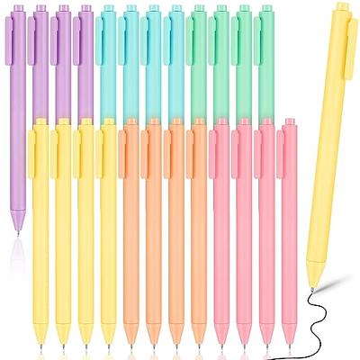 4 Pack Retractable Cute Gel Pens Quick Dry Pens Fine Point 0.5mm