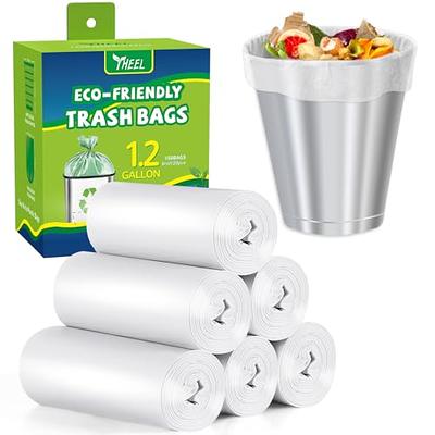 1.2 Gallon 350pcs Clear small Trash Bags Strong Clear Garbage Bags,Bathroom  mini Trash Can Bin Liners,Plastic Bags for home office,waste basket liner,  fit 10 Liter, 0.8,1,1.2,1.5,2,2.6,3Gal（Clear 350） - Yahoo Shopping