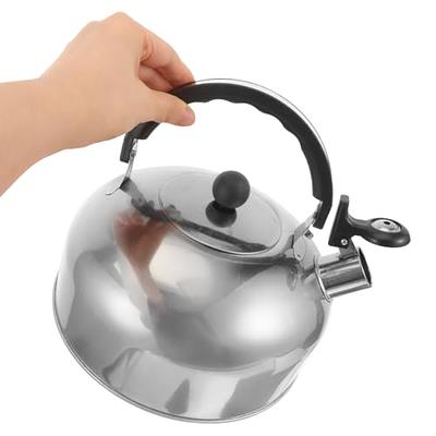 GANAZONO Whistling Tea Kettle Stainless Steel Stovetop Teapot 4L