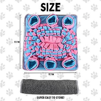 AMISAN Snuffle Mat for Dogs with Lick Mat and Plush Dog Toy - Enrichment  Treat Dog Sniffing