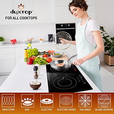  Duxtop Professional Stainless Steel Fry Pan, Induction Ready  Cookware with Impact-bonded Technology, 9.5 Inches: Skillets: Home & Kitchen