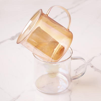 Handle mug borosilicate glass