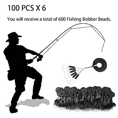 VIPMOON 600 Pieces Fishing Rubber Bobber Stopper, 6 in 1 Slip Bobber Stops,  Black Cylinder Float Sinker Stops, Size S Float Stop - Yahoo Shopping