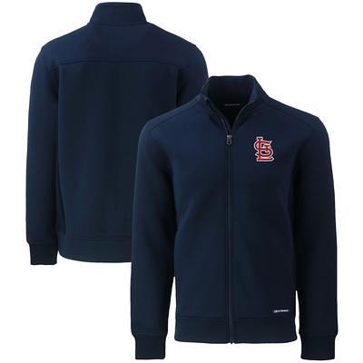 Women's Cutter & Buck Heather Black Louisville Cardinals Adapt Eco Knit  Heather Recycled Full-Zip Jacket