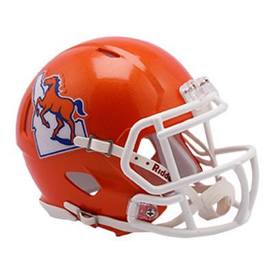 Denver Broncos 1975 to 1996 Throwback Revolution Speed Mini Football Helmet