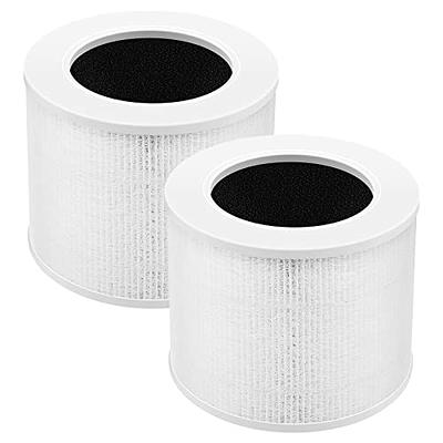 2 Pack Core 300 Replacement Filter Compatible with LEVOIT Core 300, H13  HEPA Filter, Compare to Part No. Core 300-RF, White 