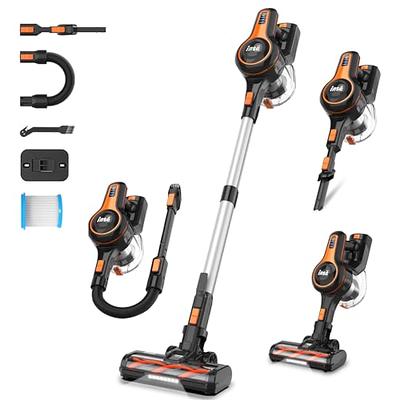 HONITURE H10 Cordless Vacuum Stick Cleaner,250W Powerful Suction 3.5 pounds  Lightweight with LED, Working 40 mins, 180 Foldable Upgrade Removable  Battery for Pet Hair Cleaning