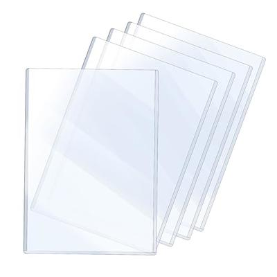  Cholemy 100 Sheets No Hole Sheet Protectors 11 x 17 Inch Clear  Sheet Protectors Plastic Page Protectors Heavy Duty Paper Protector Sheets  Top Loading Clear Paper Sleeves for Document Photos