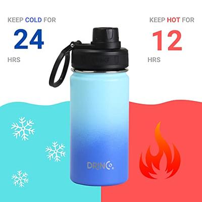 Drinco Black Sport 18-oz. Stainless Steel Water Bottle One-Size