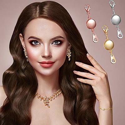 OHINGLT Magnetic Necklace Clasps and Closures,Gold and Silver Plated Jewelry  Clasps Converters for Bracelet Necklaces Chain - Yahoo Shopping