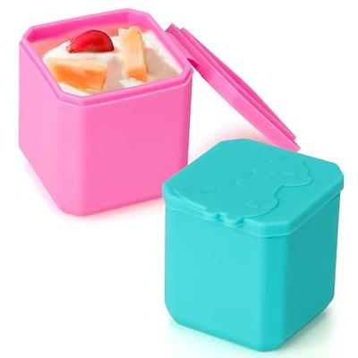 Portable Salad Cup to Go with Fork & Salad Dressing Holder- Low-cal Food Container  Shaker Large Capacity Lunch Box DIY Yogurt Bottle - Yahoo Shopping