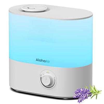  6L Humidifiers for Bedroom Large Room Home, Cool and Warm for  Baby and Plants Mist Top Fill Desk Humidifiers Essential Oil Diffuser,  Quiet with Adjustable Mist,360°Nozzle-Black : Home & Kitchen