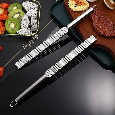 Spring Chef Premium Handheld Zester/Fine Grater & Stainless Steel Potato  Masher and Vegetable Swivel Peeler Set - 2 Product Bundle - Black - Yahoo  Shopping