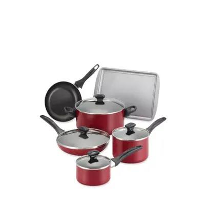 Farberware 15 Piece Nonstick Cookware Set Red