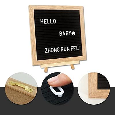 WZLL.SLSP Felt Letter Message Board 340 Letters,Letter Board Sign With  Stand, 10X10 Inch for Baby & Pregnancy Announcement Sign,for Party Home  Decor - Yahoo Shopping