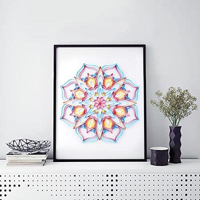 Uniquilling Quilling Kits Paper Quilling Kit for Adults Beginner, 20 * 16in  Mandala Paper Filigree Painting Kits, DIY Kits for Adults with Quilling  Tools, Modern Wall Art for Living Room - Yahoo Shopping