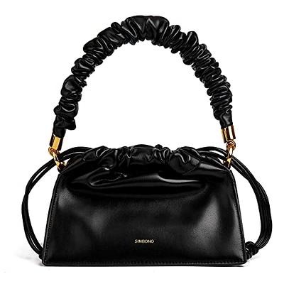 SINBONO Clutch Tote Handbags, Classic Vegan Leather Hobo Bags