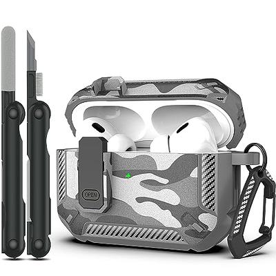  Fun AirPods 3rd Generation Case Cover, Grey Camouflage