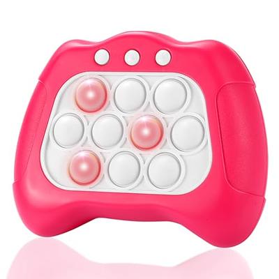 Fast Push Handheld Game Pop Light Up Game Toys Upgraded Version 5 Lightly  Push to Turn Off The Lit Bubbles Fidget Sensory Toys for 6 7 8 9 Year Old  Kids Boys