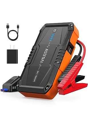 AstroAI S8 Car Jump Starter, 1500A Portable Car Battery Jump Starter with  Wall Charger for Up