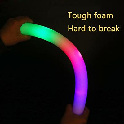 Foam Glow Sticks 110 Pcs,Glow in The Dark Party Supplies Light Up