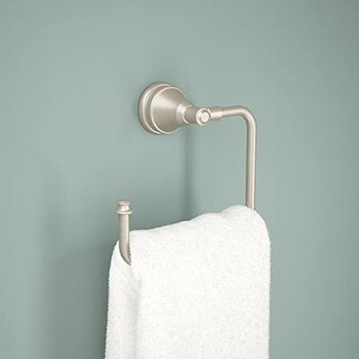 Delta Becker Spotshield Brushed Nickel Wall Mount Euro Toilet Paper Holder  in the Toilet Paper Holders department at