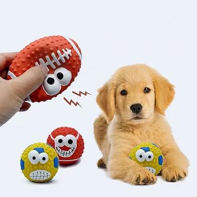 HNNOAIDA Chewable Interactive Squeak Ball Toy - Durable Chew Toys