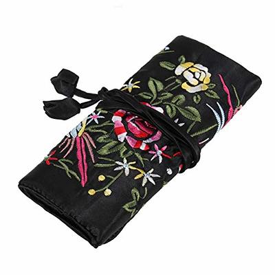 Lug Quilted Jewelry Organizer - Rockabilly ,Black w/Rainbow