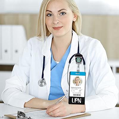 Plifal Pharmacy Tech Badge Buddy Card Holder Nursing Accessories Black  Horizontal ID Name Identification Tags Nurse Work Gifts W Height & Weight  Conversion Charts : Buy Online at Best Price in KSA 