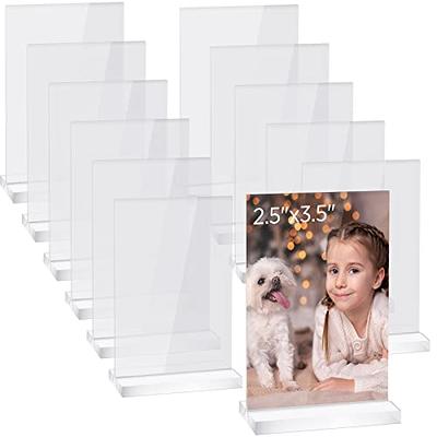 6x4 Acrylic Picture Frames, Sign Holders Acrylic Photo frame horizontal -  Photo Booth Frames