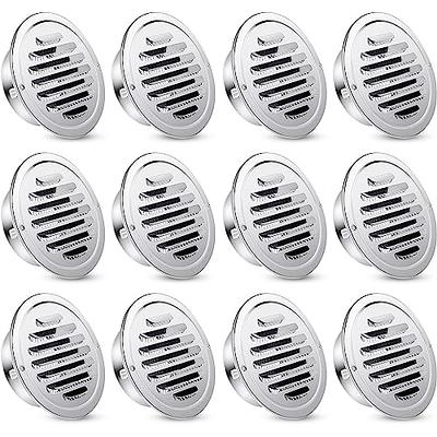 Zonon 12 Pack 4 Inch Stainless Steel Air Outlet Vents Cover Bulk Round  Ceiling Dryer Soffit