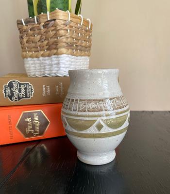 Vintage Mid Century Modern Ceramic Glaze Vase