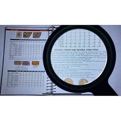 Lighted Magnifier Magnifying Glass for Coins Handheld Magnifying Mirror  Handheld 10x Magnifier Magnifying Glass 10x Reading LED Handheld Reading