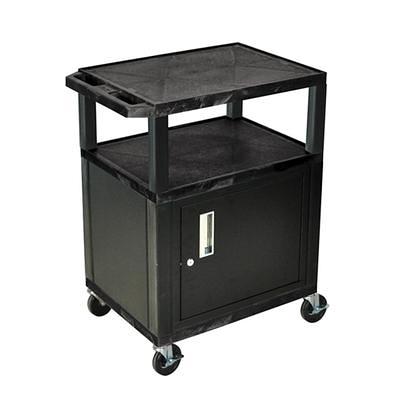 Rubbermaid FG453388BLA TradeMaster 49 x 26 3/16 Black Cart with