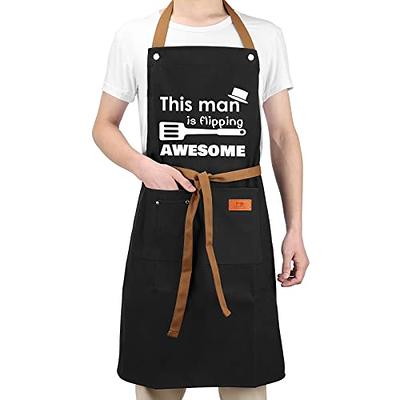 Apron for Men - Mr. Good Looking is Cooking - Personalized Men Birthday  Gifts Apron with Pockets