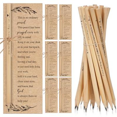 Yeaqee Christmas Christian Pencils Bible Verse Pencils Bulk Christian  Church Wood Pencils with Cards Rope Religious Sunday Class Supplies Xmas  Party Favor Christmas Gifts for Kids(100 Pcs) - Yahoo Shopping