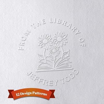  Library Book Embosser Seal Stamp Personalized