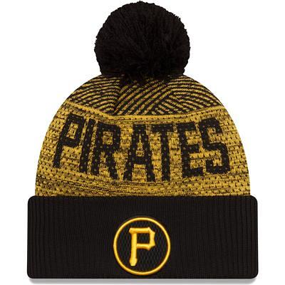 Lids Pittsburgh Steelers New Era Preschool Repeat Cuffed Knit Hat with Pom  - Black