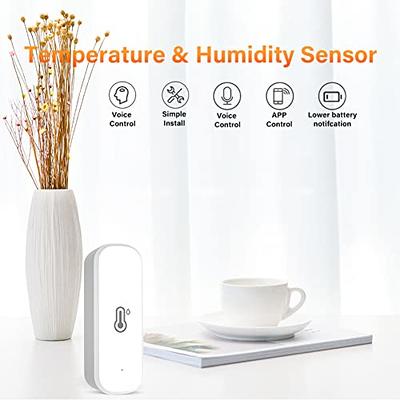 FUYGRCJ- Indoor Thermometer Hygrometer Smart Wireless WiFi