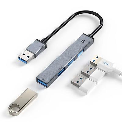 4-Port USB 3.0 Hub, Ultra-Slim Mini Data USB Hub for