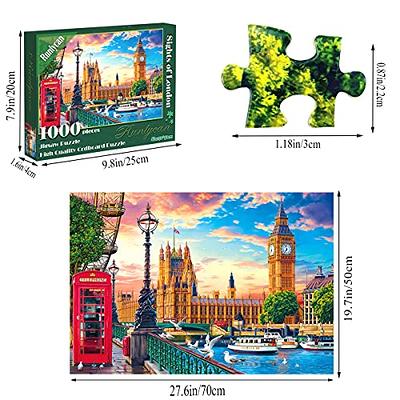 Jigsaw Puzzles 1000 Pieces - 1000 Piece Puzzles for Adults 1000 Pieces  Puzzle Game Decompression Toys Gift Family Landscape Decoration Puzzle