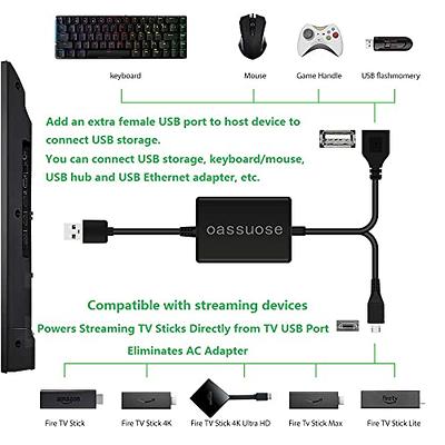   Fire TV Stick 4K with USB Power Cable (eliminates the  need for AC adapter)
