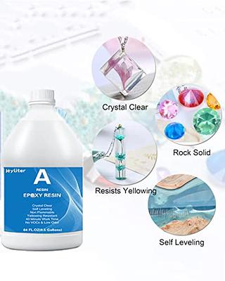 Hyliter Epoxy Resin Kit, Upgraded 1Gallon Clear Resin Epoxy and Mushroom  Epoxy Resin Molds with Lid - Yahoo Shopping